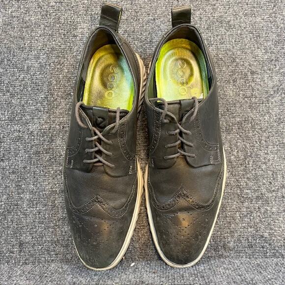 ECCO ST1 Hybrid Lite Gray Wingtip Brogue Oxford Shoe Mens 12 Comfort Classic main image 6